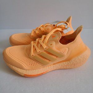 NEW Adidas Womens Ultraboost 21 FZ1918 Size 5.5 Acid Orange